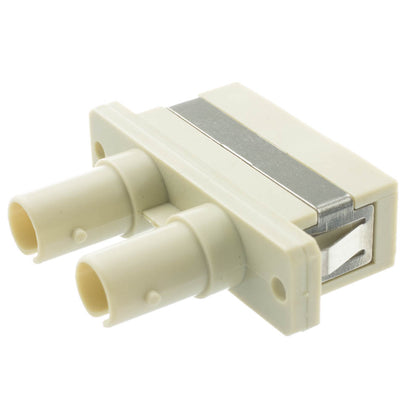 ACCL ST Female to SC Female, Duplex Fiber Optic Adapter Plastic Housing