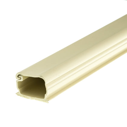 ACCL 3/4in Surface Mount Cable Raceway (Straight 6ft Section), Ivory