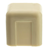 ACCL 3/4in Surface Mount Cable Raceway End Cap, Ivory