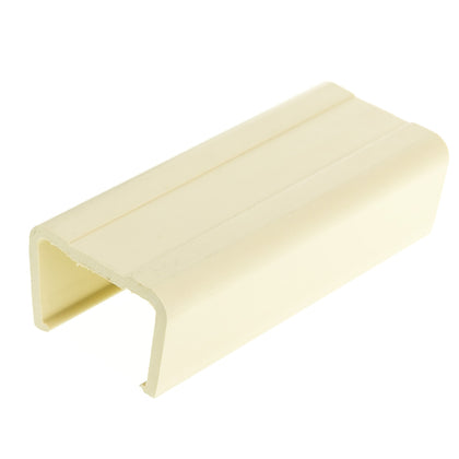 ACCL 1.25in Surface Mount Cable Raceway Joint Cover, Ivory