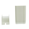 ACCL 1.75in Surface Mount Cable Raceway Outside Elbow 90 Degree, White