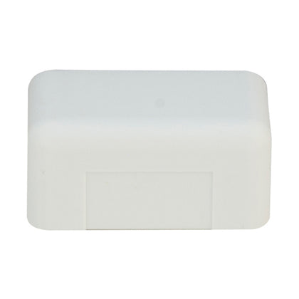 ACCL 1.25in Surface Mount Cable Raceway End Cap, White