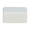 ACCL 1.25in Surface Mount Cable Raceway End Cap, White