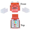 ACCL RJ45 Female to 110 Punch Down Cat6 Keystone Jack, Orange