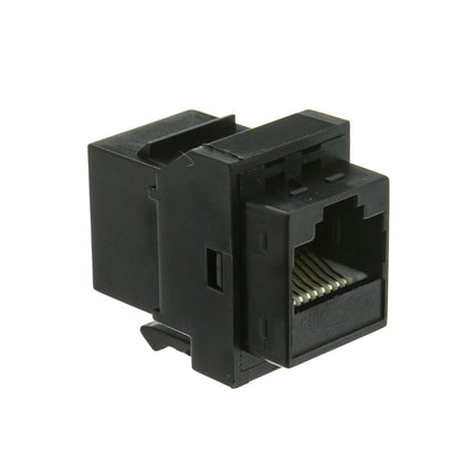ACCL RJ45 Female Cat6 Keystone Inline Coupler, Black