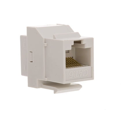 ACCL RJ45 Female Cat6 Keystone Inline Coupler, White