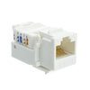 ACCL RJ45 Female Cat6 Keystone Jack Toolless, White