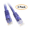ACCL 1 Feet RJ45 Snagless/Molded Boot Purple Cat6 Ethernet Lan Cable