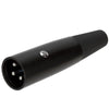 ACCL 3P XLR Male Microphone Connector – Black