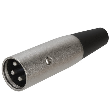 ACCL 3P XLR Male Microphone Connector – Silver