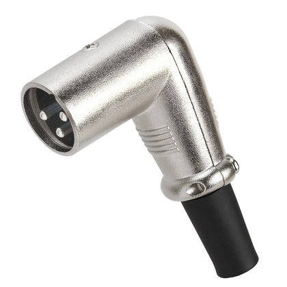 ACCL 3P XLR Male Right Angle Microphone Connector