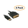 ACCL 15ft DisplayPort Male to DVI Male Video Cable