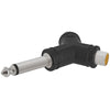 ACCL 6.35mm Mono Plug to 2xRCA Jack Adapter - Triangular