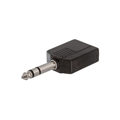 ACCL 6.35mm Stereo Plug to 2x6.35mm Stereo Jack Adapter