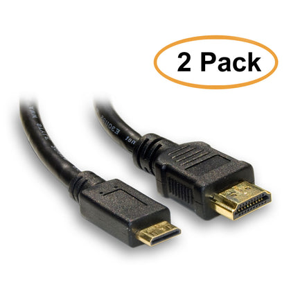 ACCL 6 Feet High Speed HDMI Male to Mini HDMI Male with Ethernet (Type C)