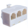 ACCL Telephone Jack Line Separator RJ11/RJ12 Male to 3 RJ11/RJ12 Female, Line 1, Line 2, Line 1 and 2