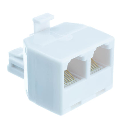ACCL Phone Splitter (Straight) RJ11/RJ12 Male to two RJ11/RJ12 Female