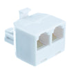 ACCL Phone Splitter (Straight) RJ11/RJ12 Male to two RJ11/RJ12 Female